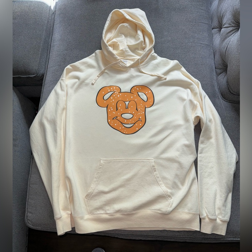 Disney Mickey Pretzel Hoodie Sweatshirt